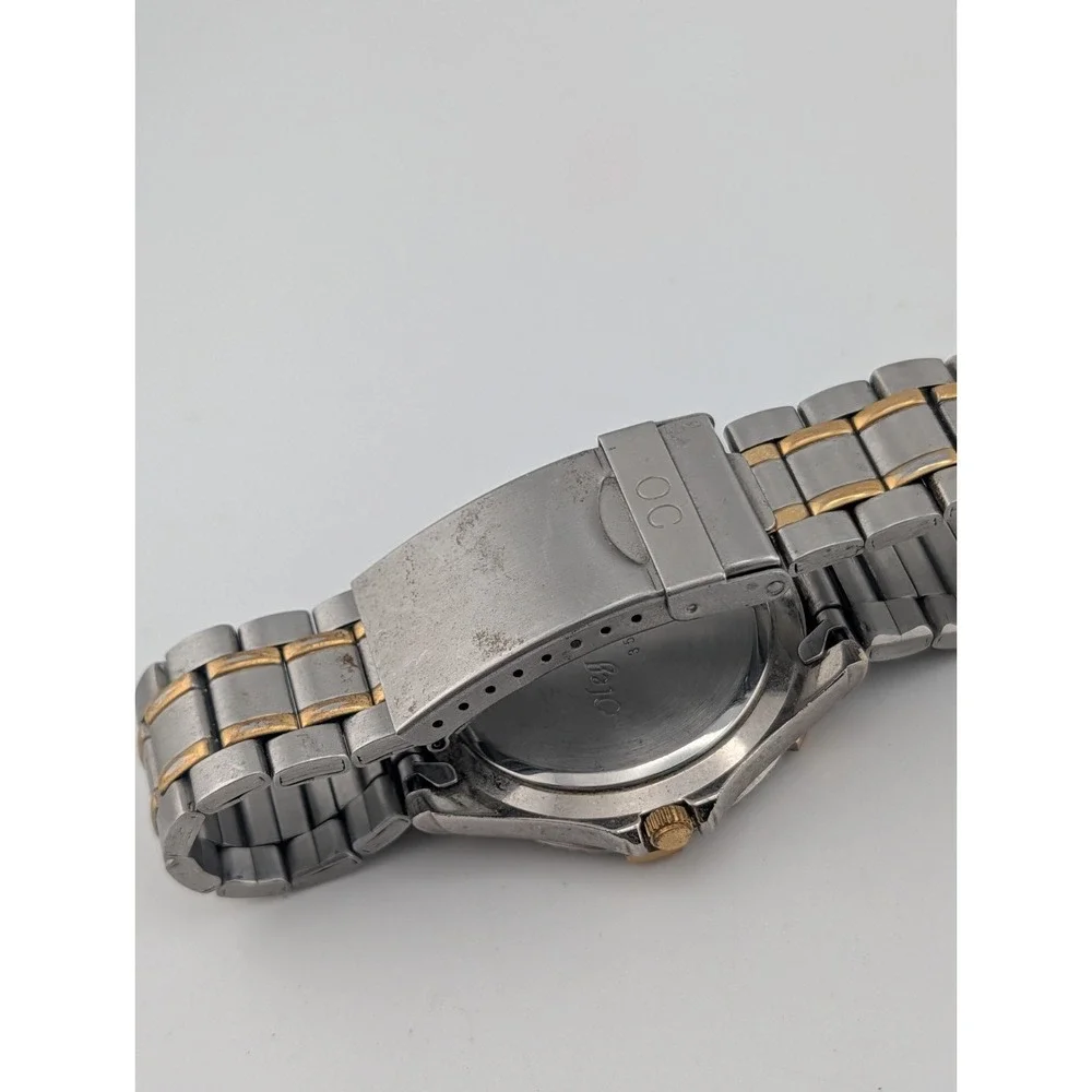 Oleg Cassini Men's Watch 38mm Case Two Tone 7.5